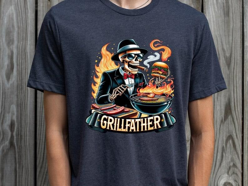 The Grillfather shirt, Dad tshirt, The Grill Father shirt, Fathers Day tshirt, Grill Master shirt, Fathers day gift, Picnic lover Dad
