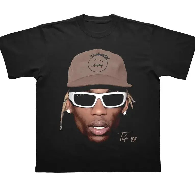Travisss T-Shirt, Concert Fan Graphic Tee, Vingate Hip Hop T-Shirt, Rapper T Shirt