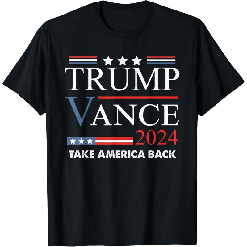 Trump Vance 2024 US Flag Vintage - Election President 2024 T-Shirt made in usa