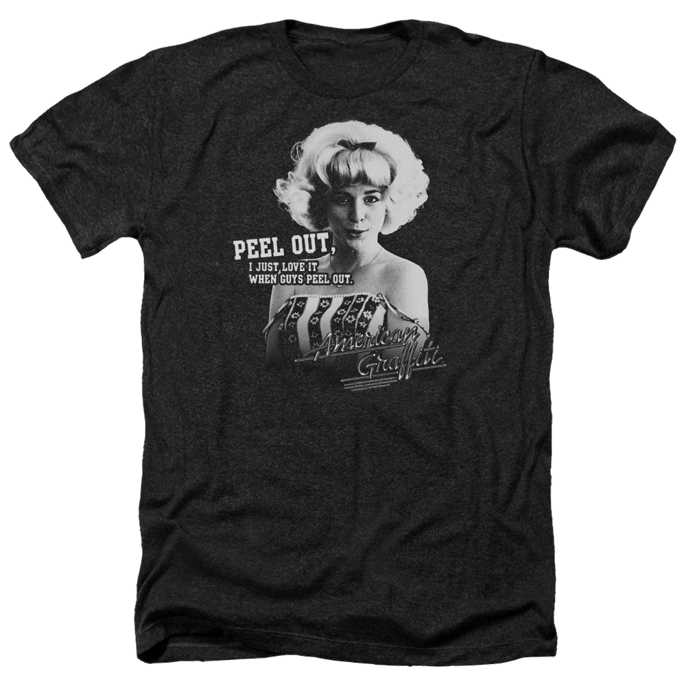American Graffiti Peel Out - Men's Heather T-Shirt