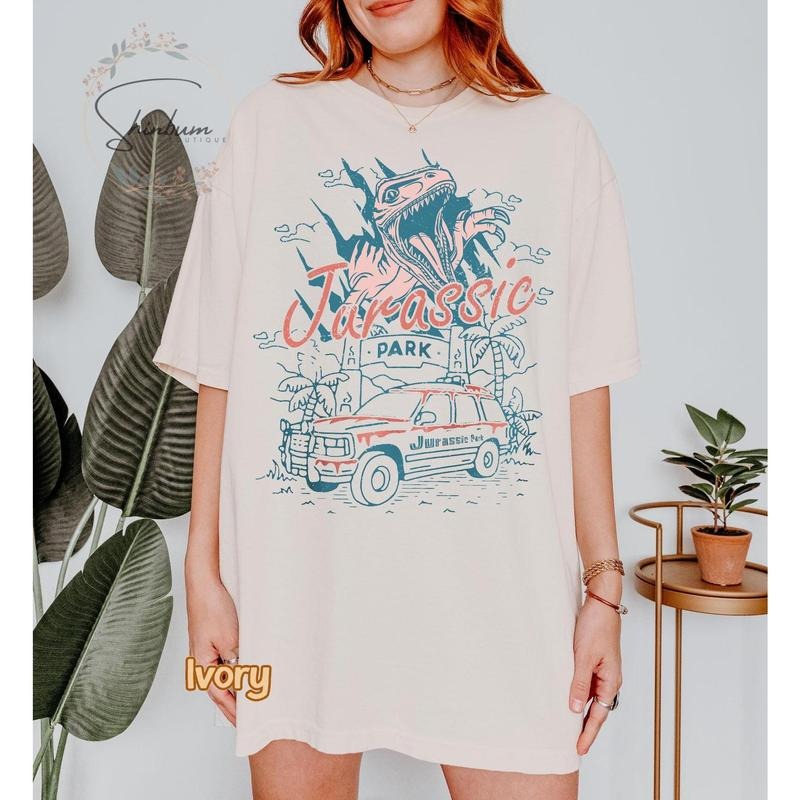 Vintage Jurassic Park Shirt, Disneyland Jurassic Park, Jurassic Park Graphic Shirts, Jurassic Park Logo Dinosaur T-rex Shirt