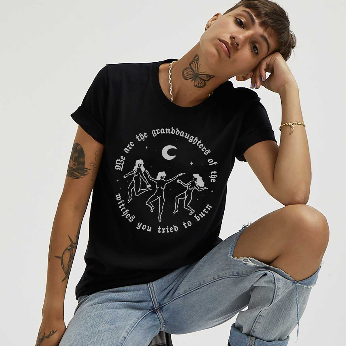 We Are The Granddaughters of The Witches Halloween T-Shirt
