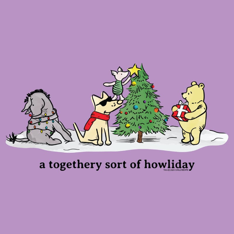 A Togethery Sort of Howliday - Ladies T-Shirt V-Neck