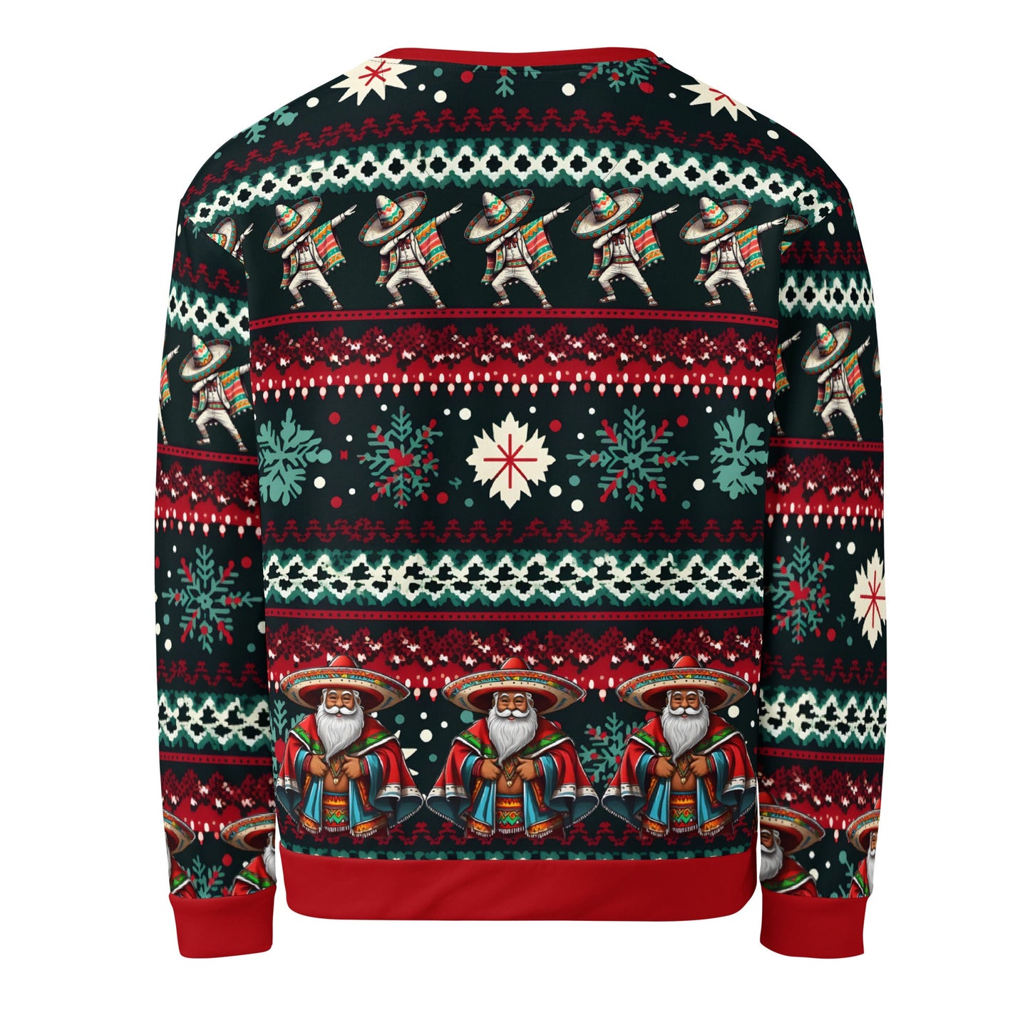 Dabbing Mexican & Santa Claus Feliz Vibes Sweatshirt