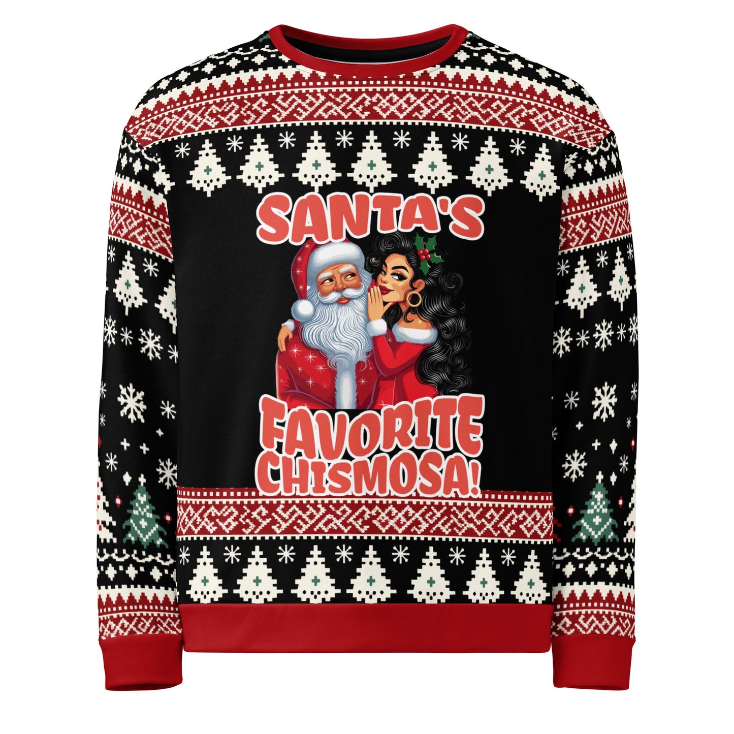 Santa's Favorite Chismosa Ugly Navidad Sweatshirt