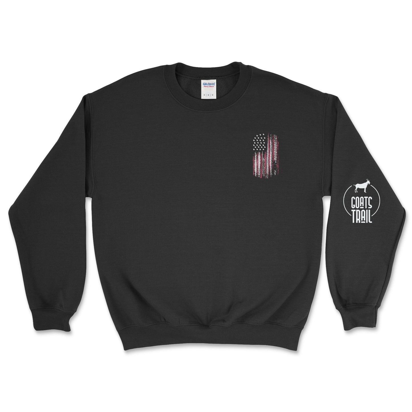 American Flag Patriotic Tread Sweatshirt-Duck Theme