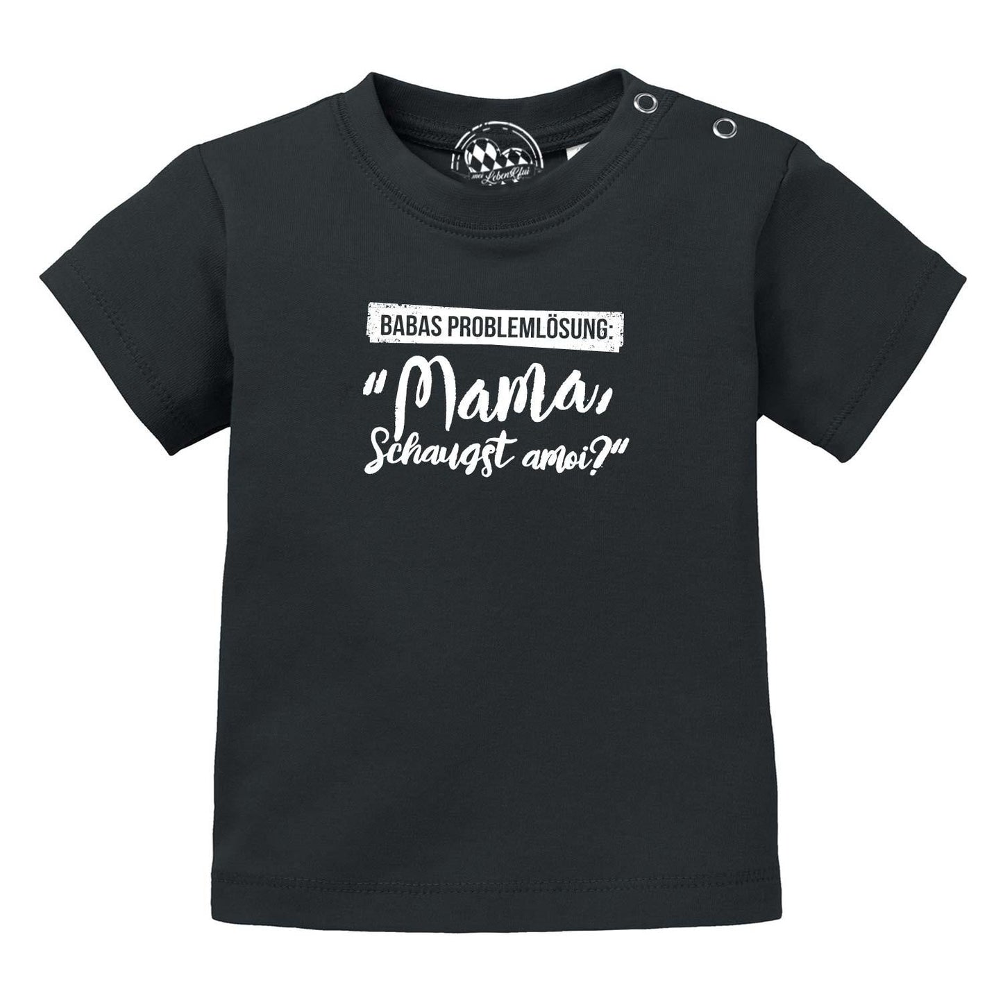 Baby T-Shirt "Papas Problemlösung…"