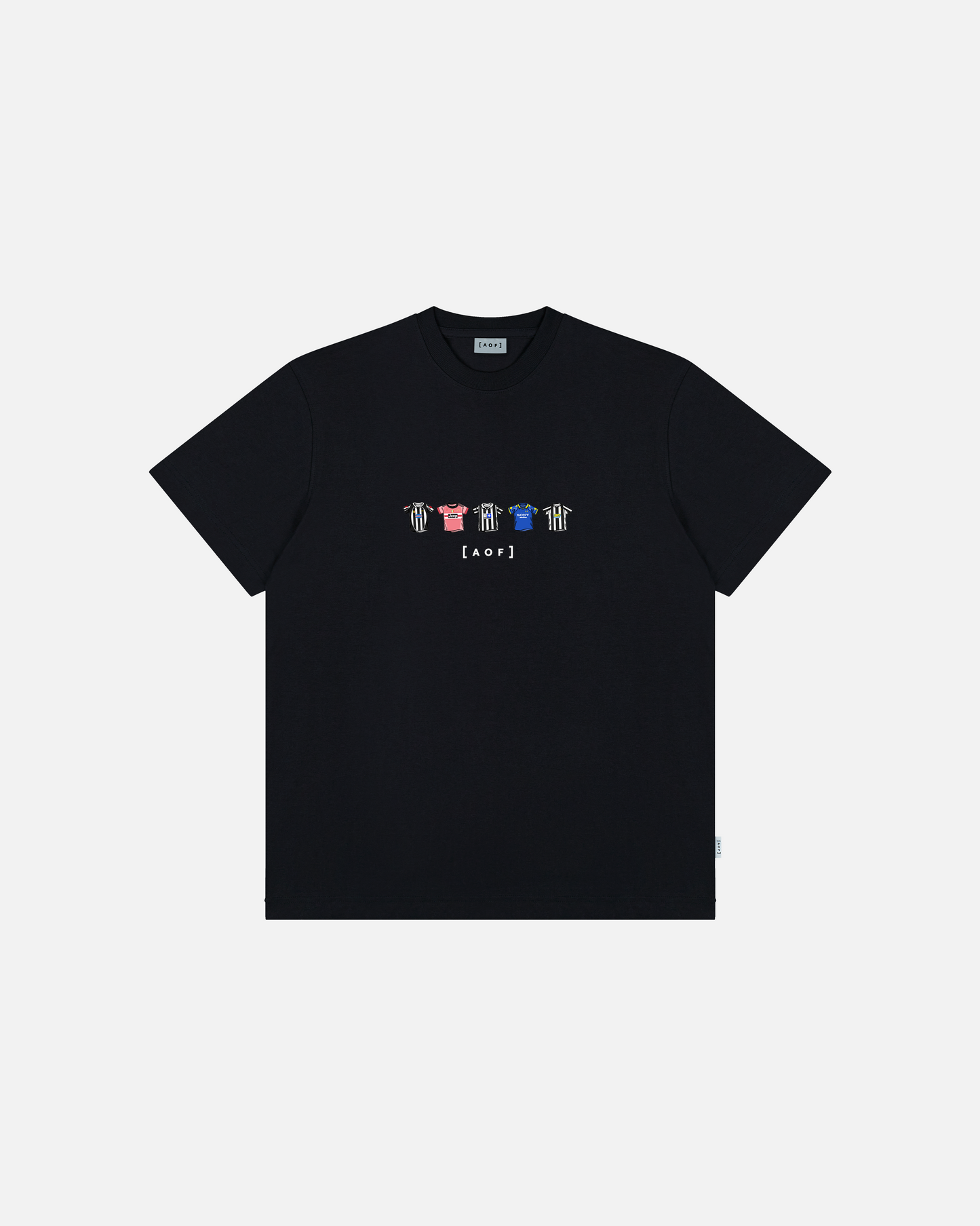 Juve Printed Classics Black Tee