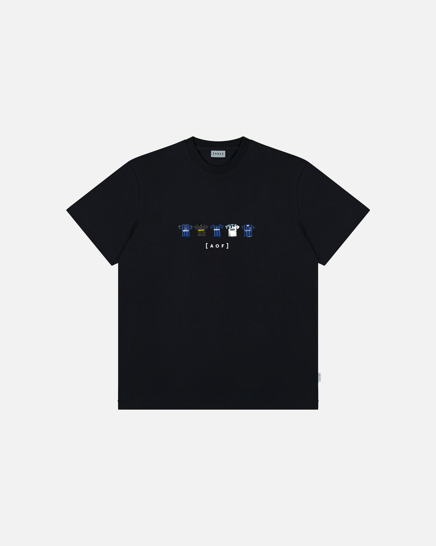 Inter Milan Printed Classics Black Tee