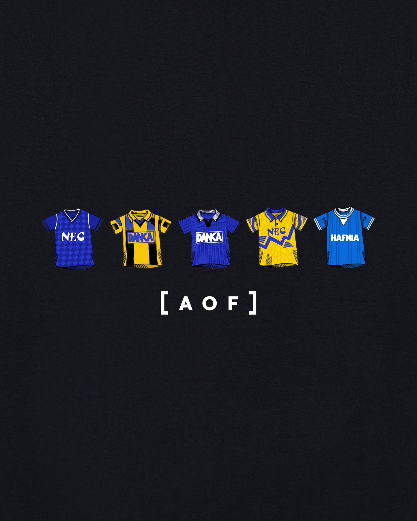 Everton Printed Classics Black Tee