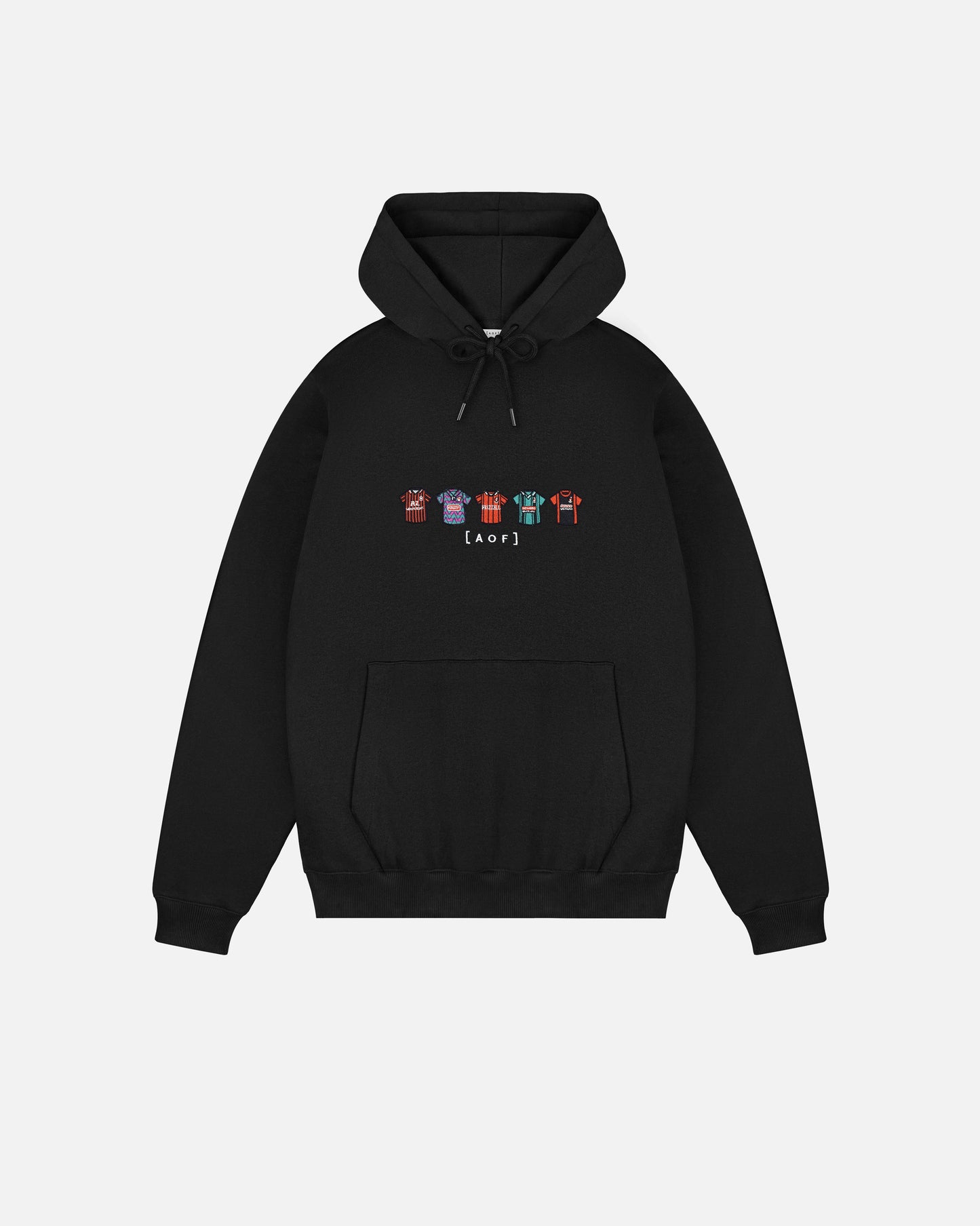 AFC Bournemouth Embroidered Classics Black Hoodie