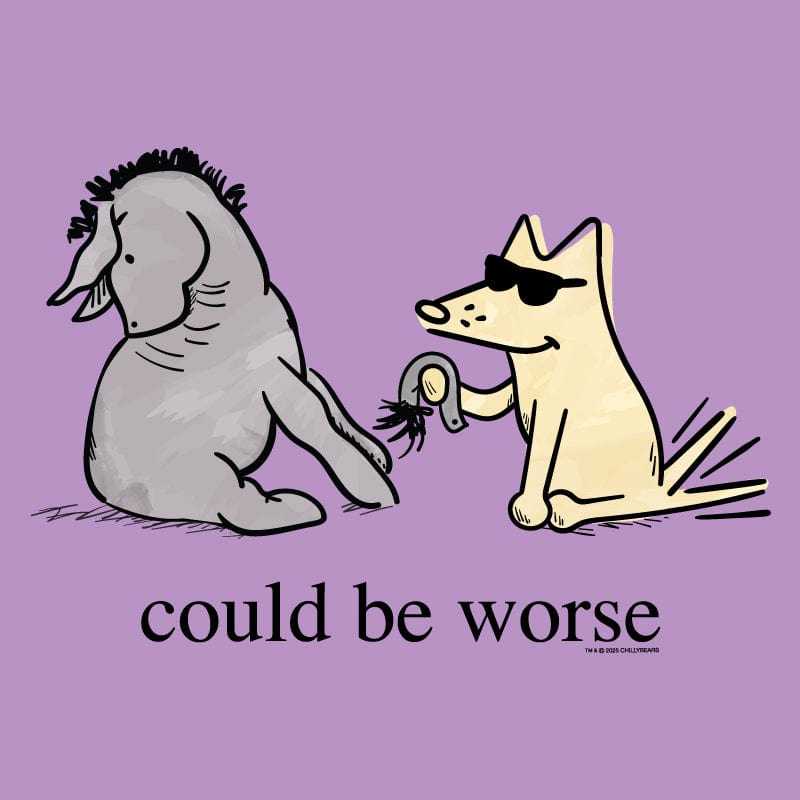 Could Be Worse - Ladies T-Shirt V-Neck