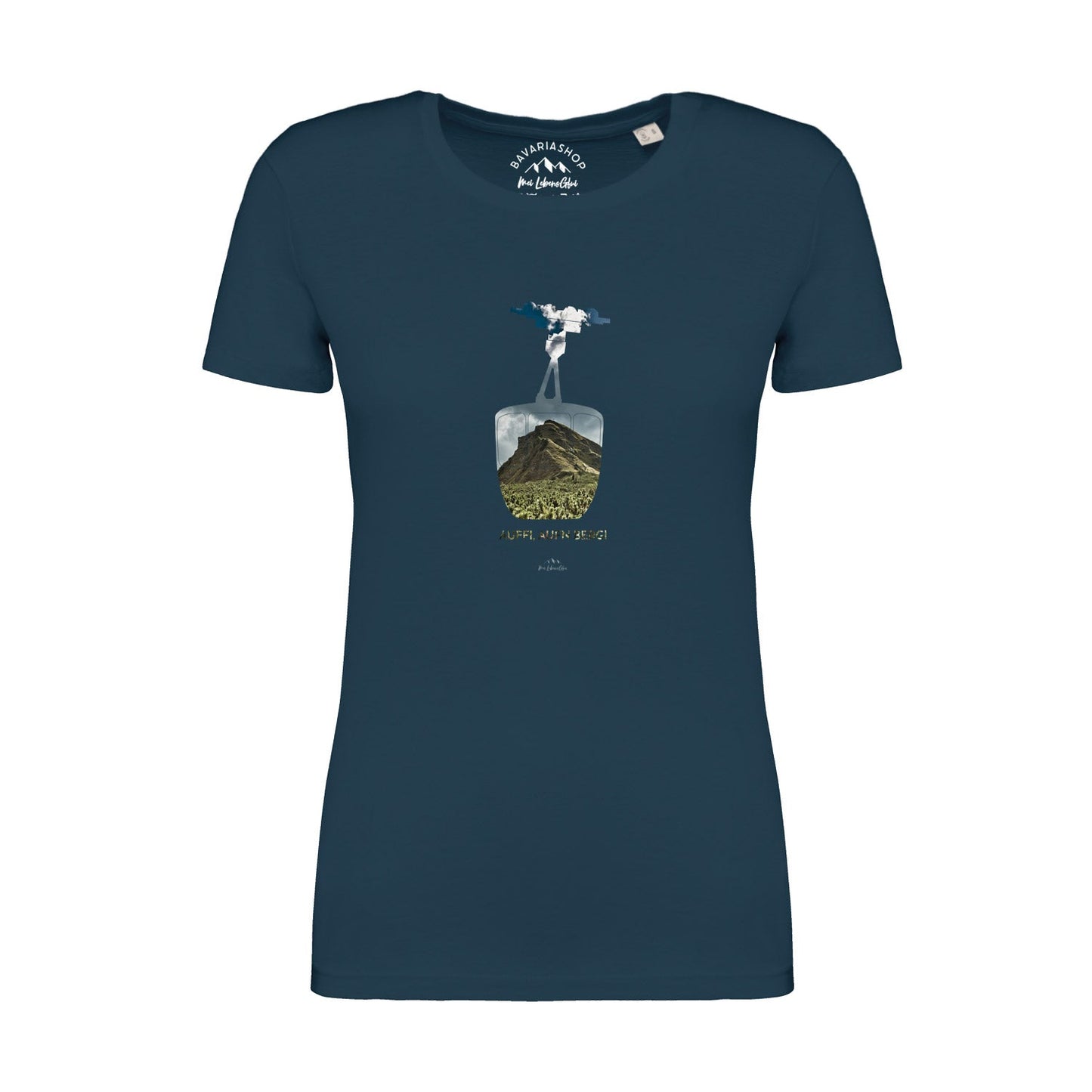 Damen T-Shirt "Auffi, aufn Berg!"