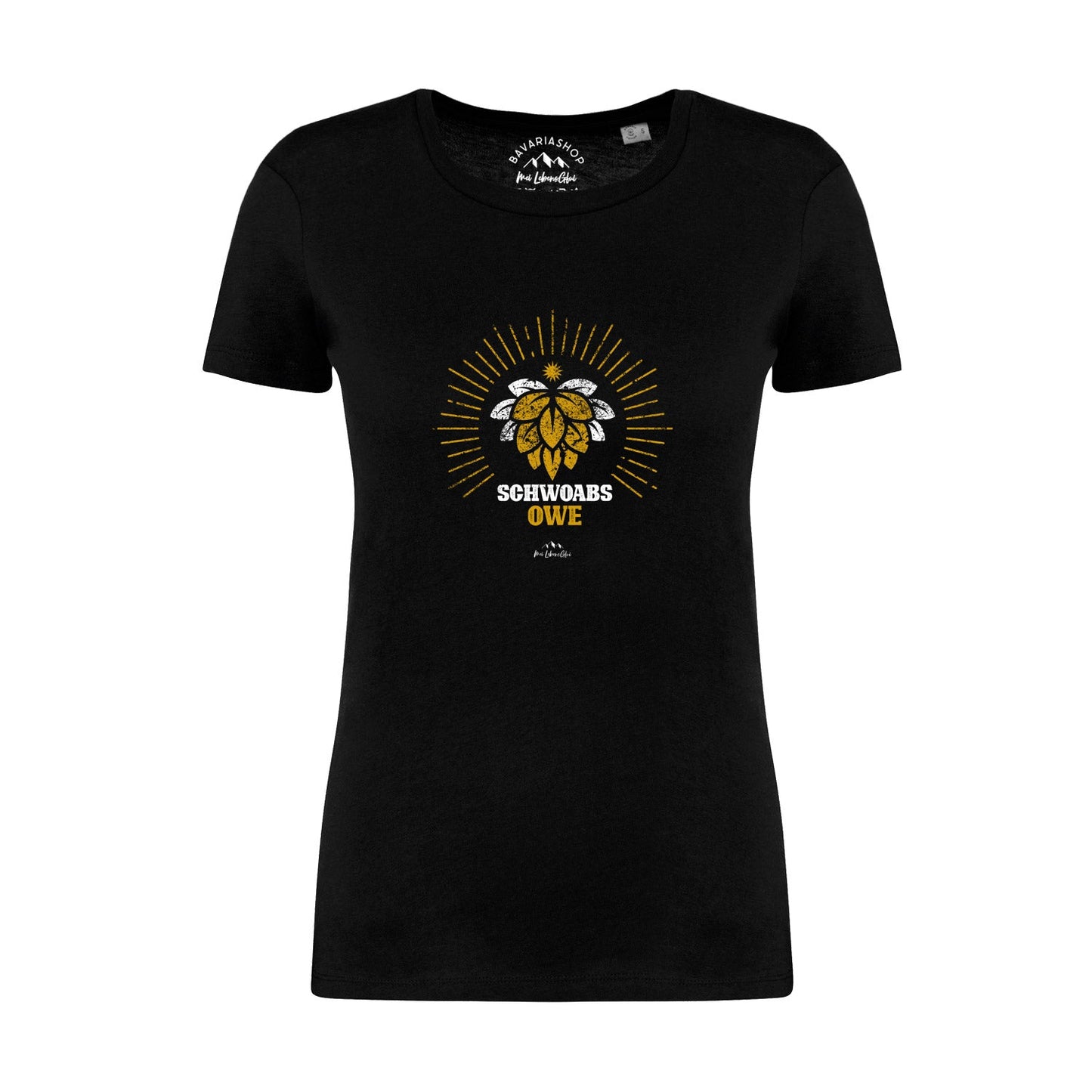 Damen T-Shirt "Schwoabs owe"