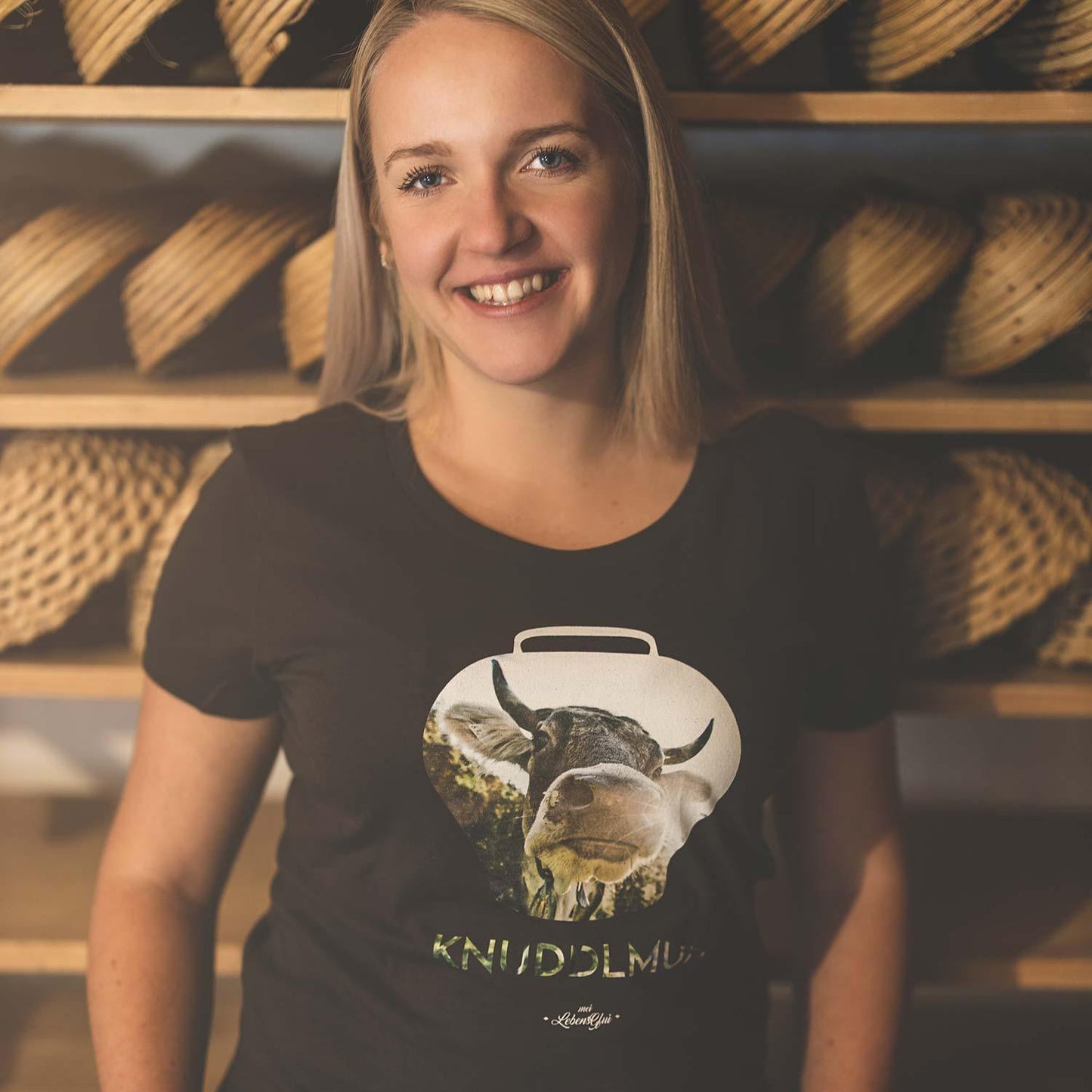 Damen T-Shirt "Knuddlmuh"