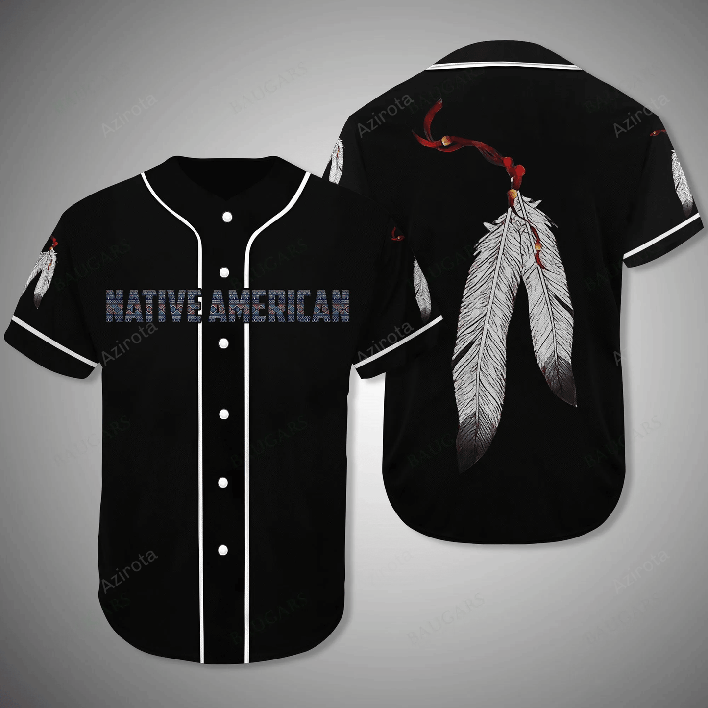 Native American Baseball Jersey 377