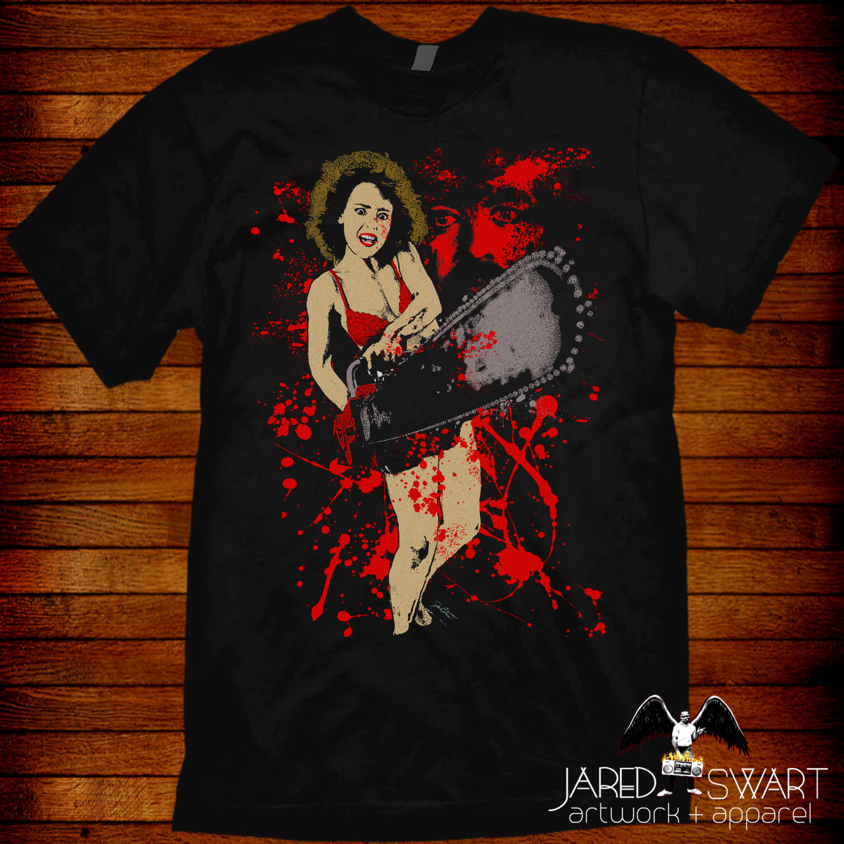Hollywood Chainsaw Hookers T-shirt VHS Classics Series