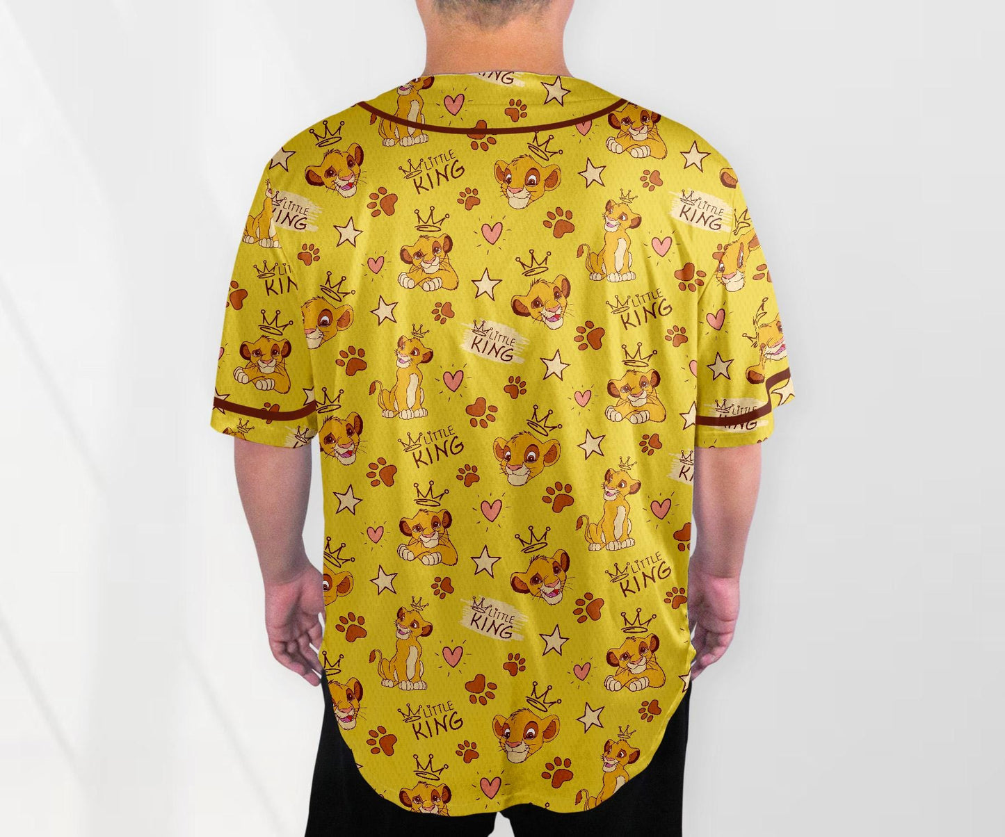 Simba Jersey Shirt The Lion King Baseball Jersey Shirt Funny Jersey Shirt Simba Shirt Gifts