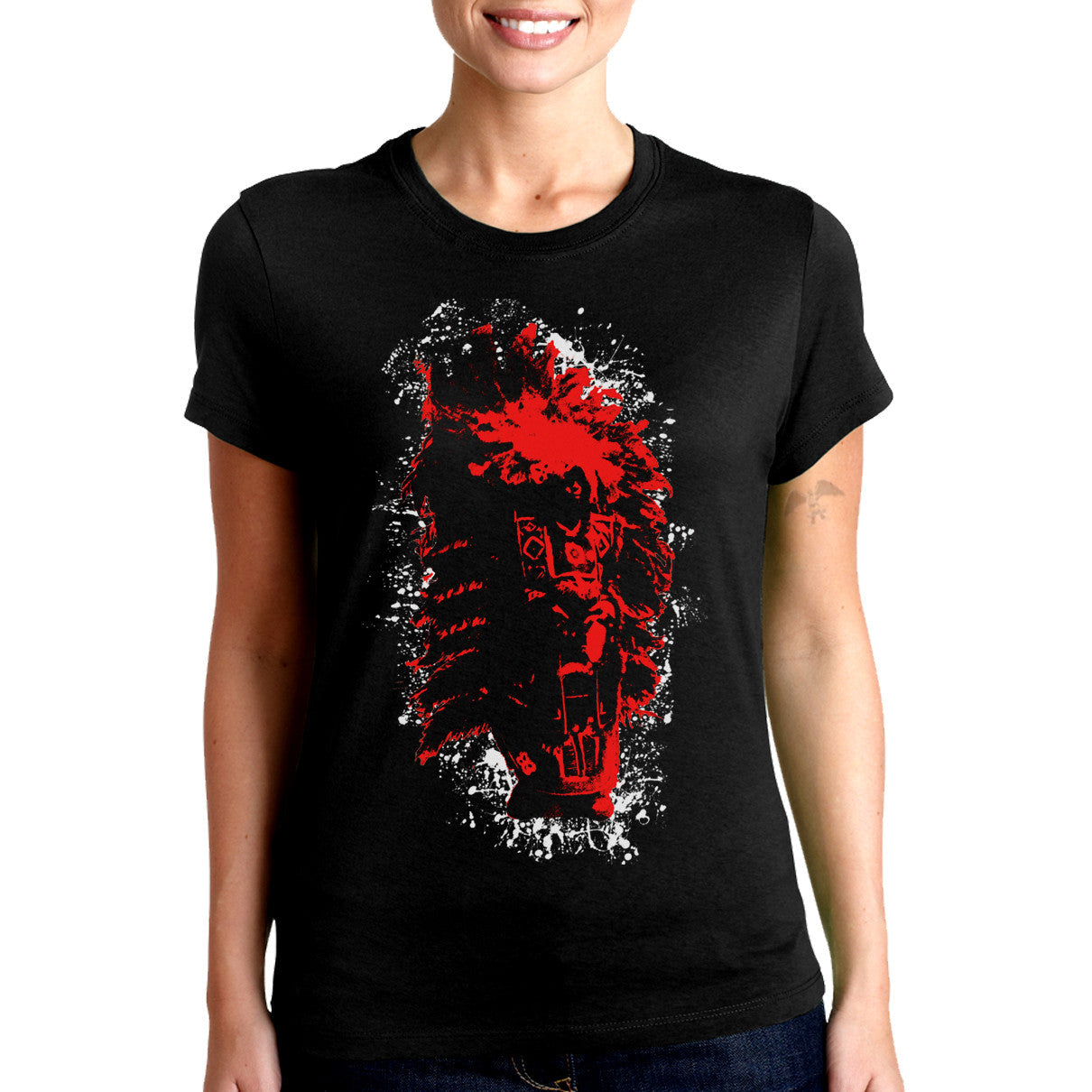 Mardi Gras Big Chief Indian Red T-shirt