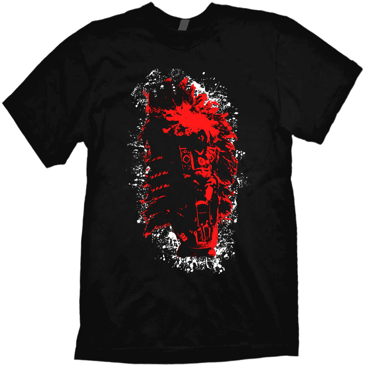Mardi Gras Big Chief Indian Red T-shirt