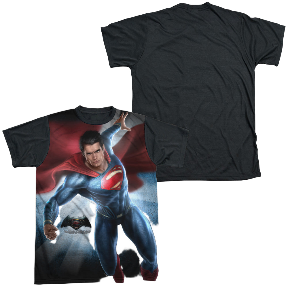 Batman v Superman Superman Light - Men's Black Back T-Shirt