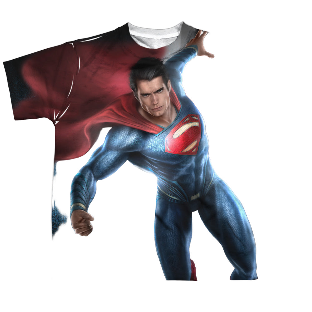 Batman v Superman Superman Light - Youth All-Over Print T-Shirt Style001