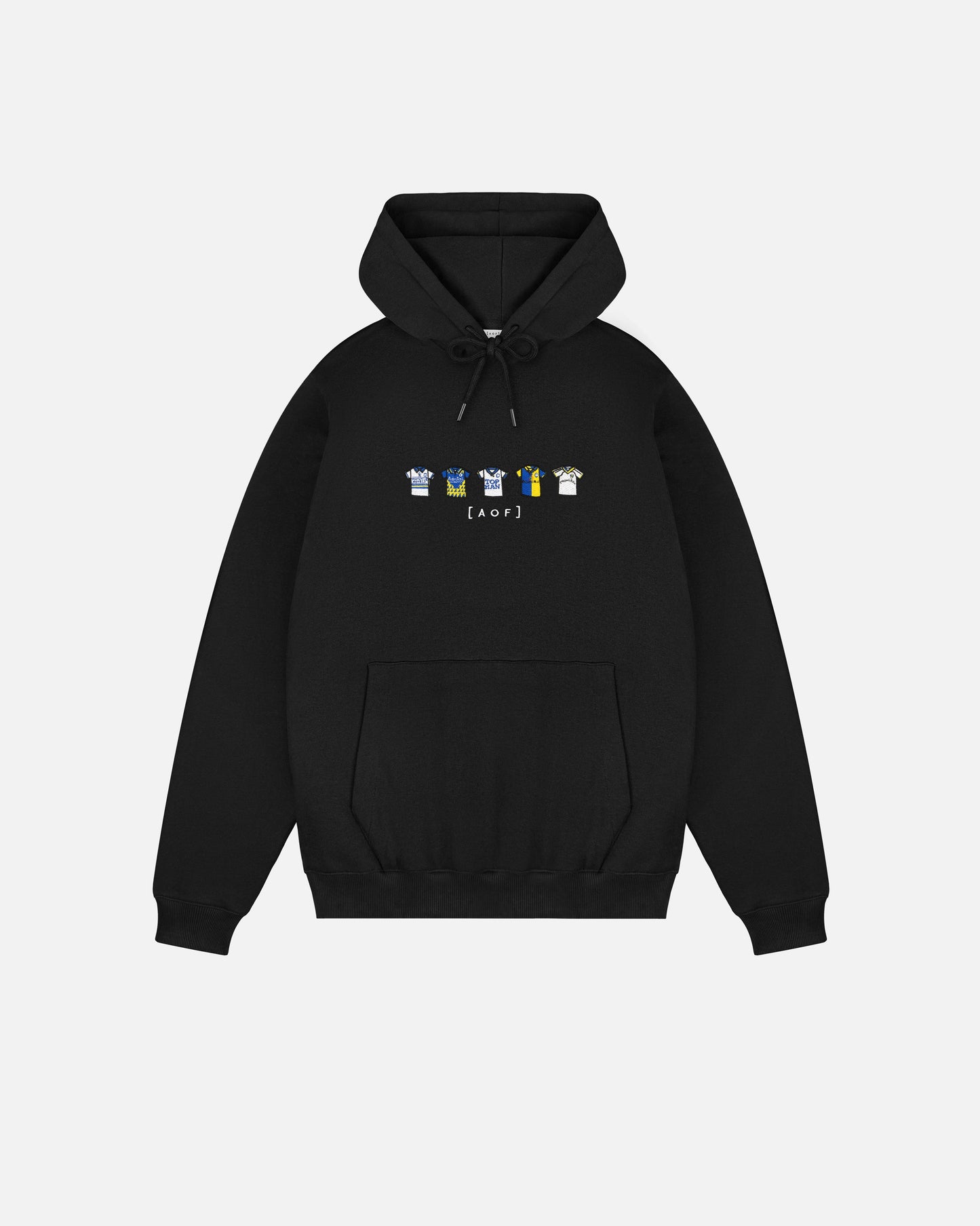 Leeds Embroidered Classics Hoodie - Black