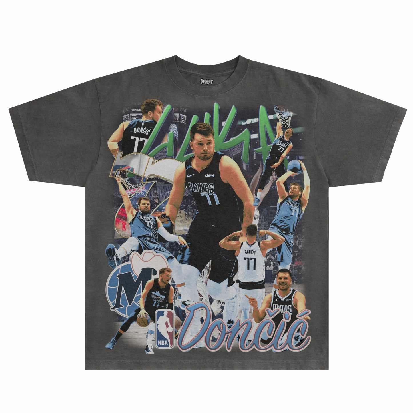 Luka DonÄÂić Mavs Classic Tee Style002