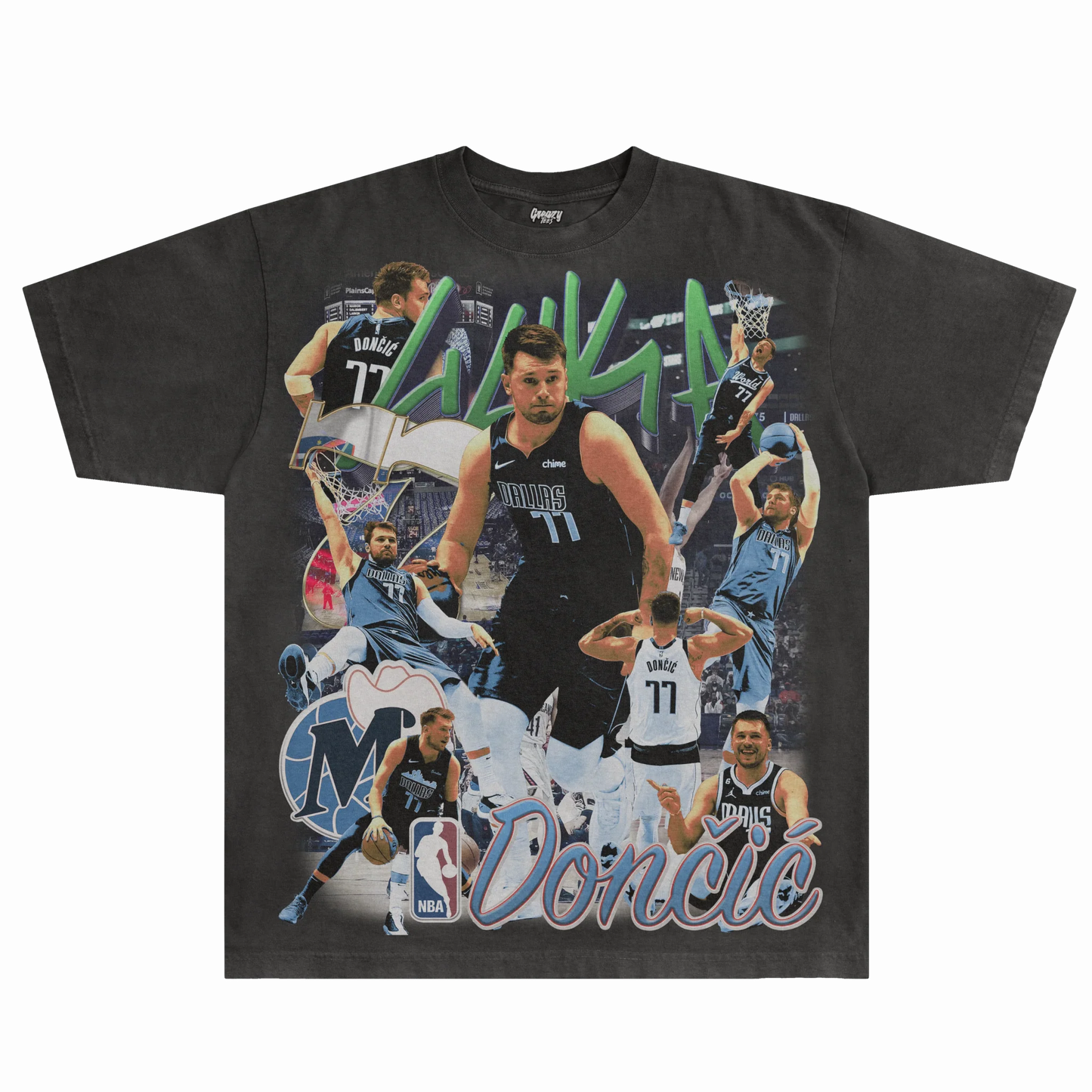 Luka DonÄÂić Mavs Classic Tee Style001