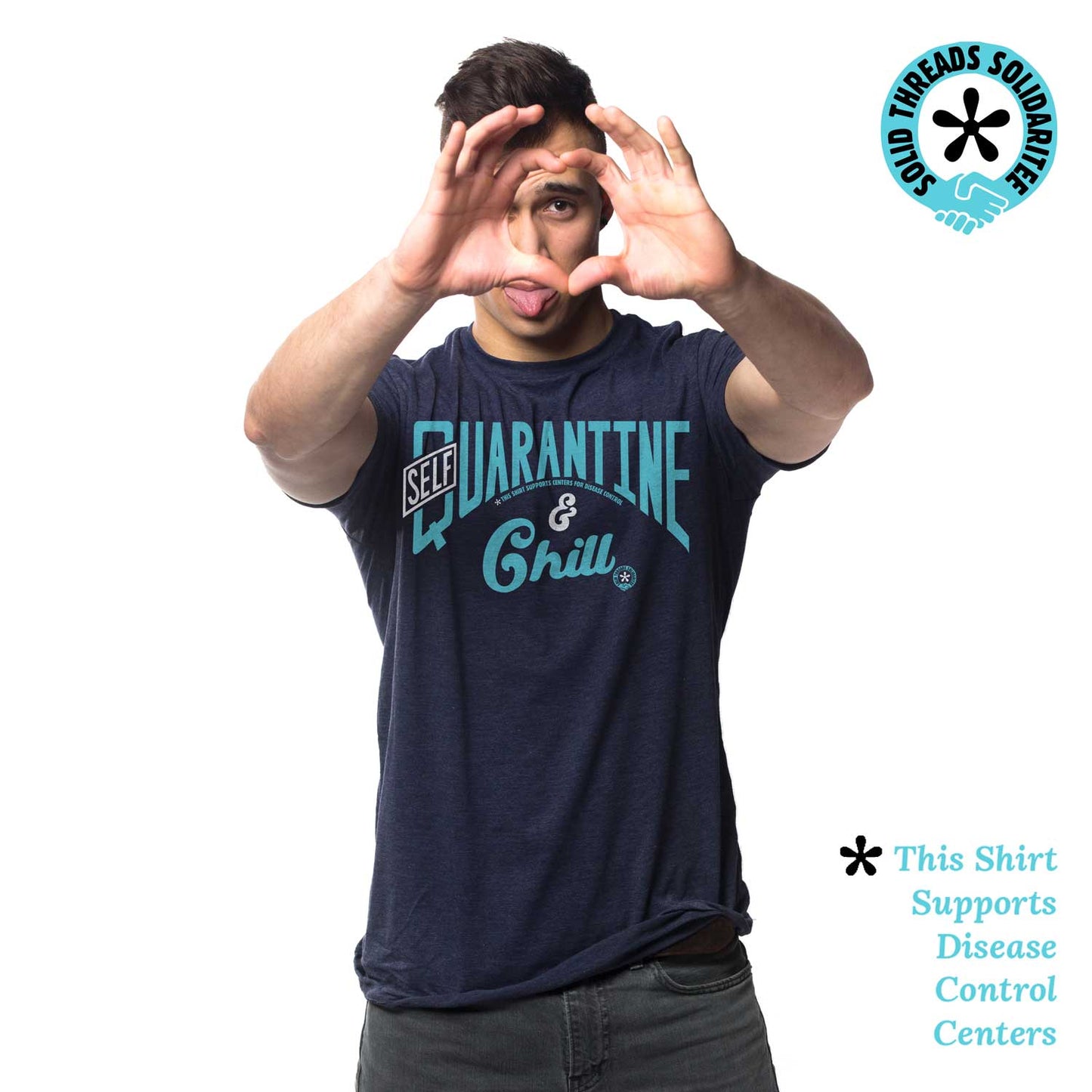 Self Quarantine & Chill T-shirt | Supports World Health