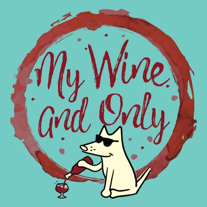 My Wine and Only - Ladies T-Shirt V-Neck