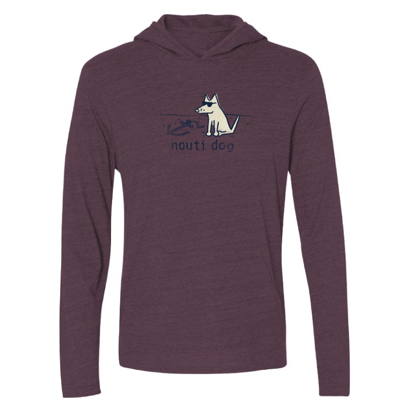 Nauti Dog - Long-Sleeve Hoodie T-Shirt