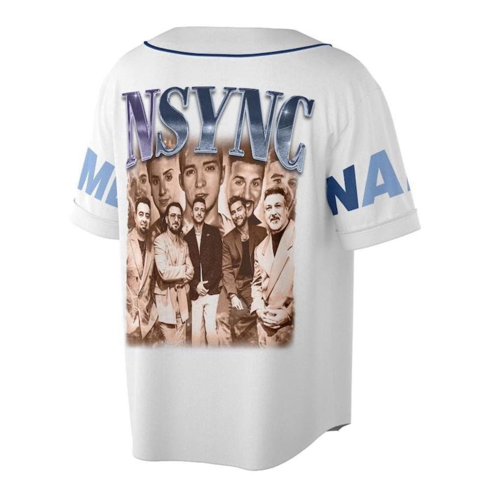 Nsync Band Baseball Jersey, In My Nsync Reunion Era Shirt, American Vocal Group Tee, Music Concert Jersey - lylyprint.com