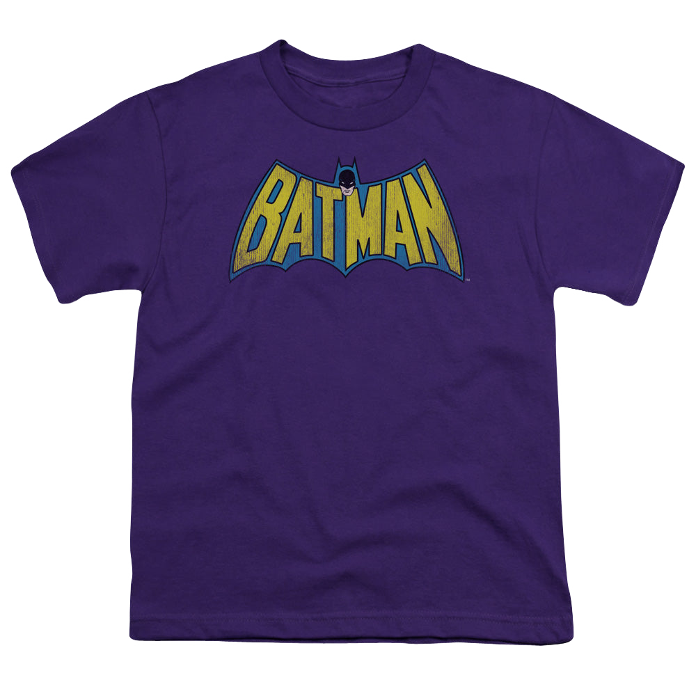 DC Batman Classic Batman Logo Distressed - Youth T-Shirt