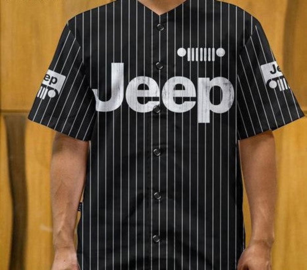 Sport the Classic Style with JP Striped Baseball Jersey - Shop Now! - Aopprinter