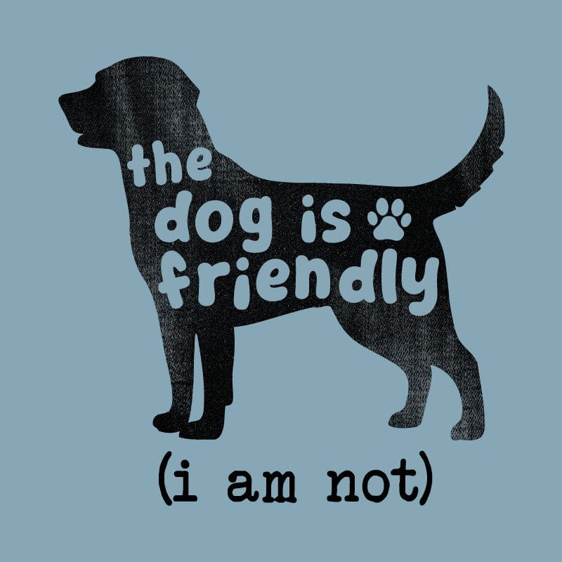 The Dog is Friendly - Classic Long-Sleeve T-Shirt