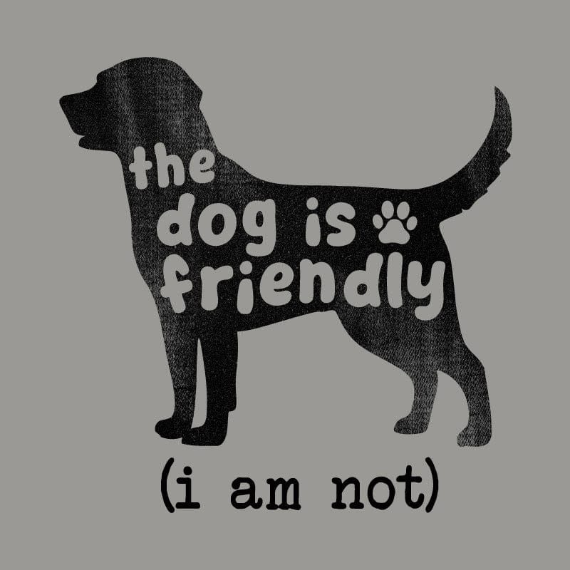 The Dog is Friendly - Classic Long-Sleeve T-Shirt