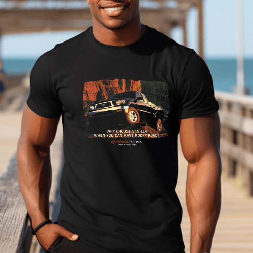 Toyota Tacoma Pick-Up Truck Retro T-shirt-Classic Off Road Gear