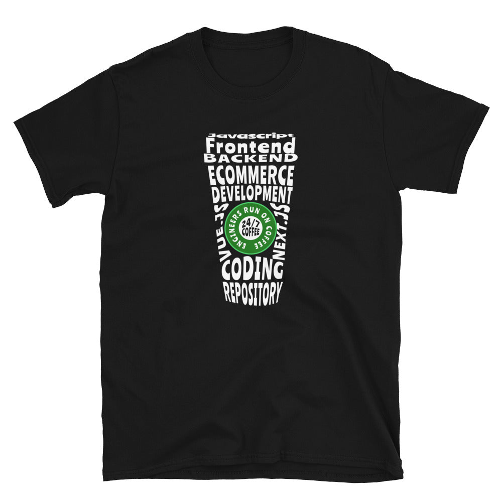 Developer Engineer Coffee Humor T-Shirt