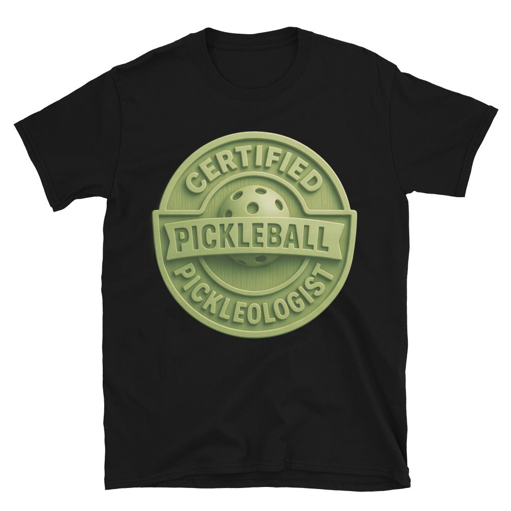 Certified Pickleball Pickleologist T-Shirt