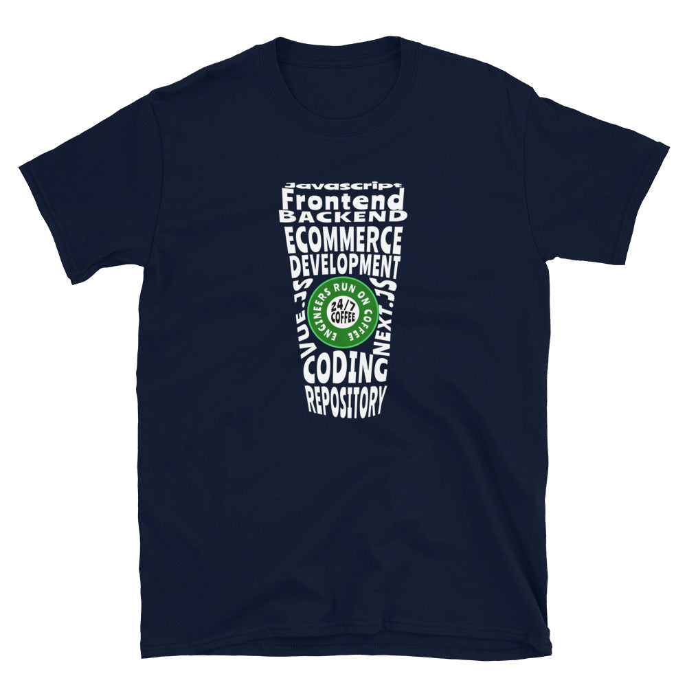 Developer Engineer Coffee Humor T-Shirt