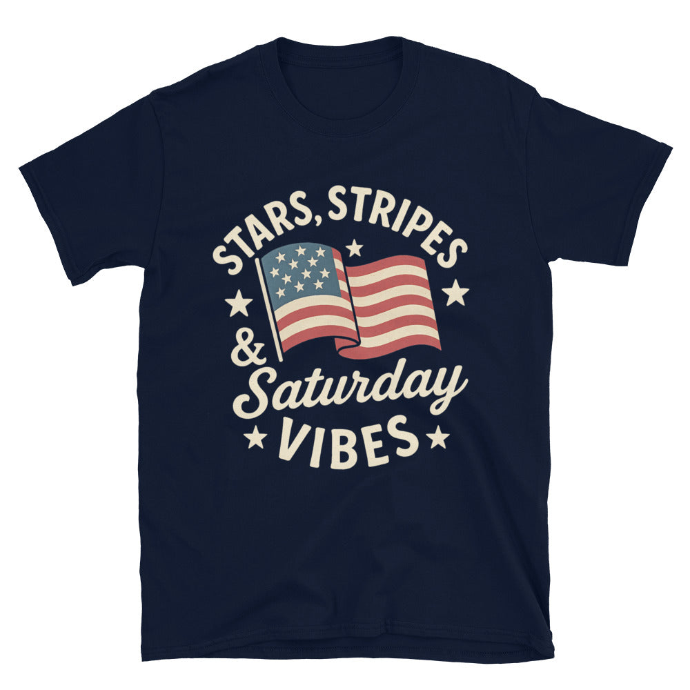 Stars, Stripes & Saturday Vibes T-Shirt