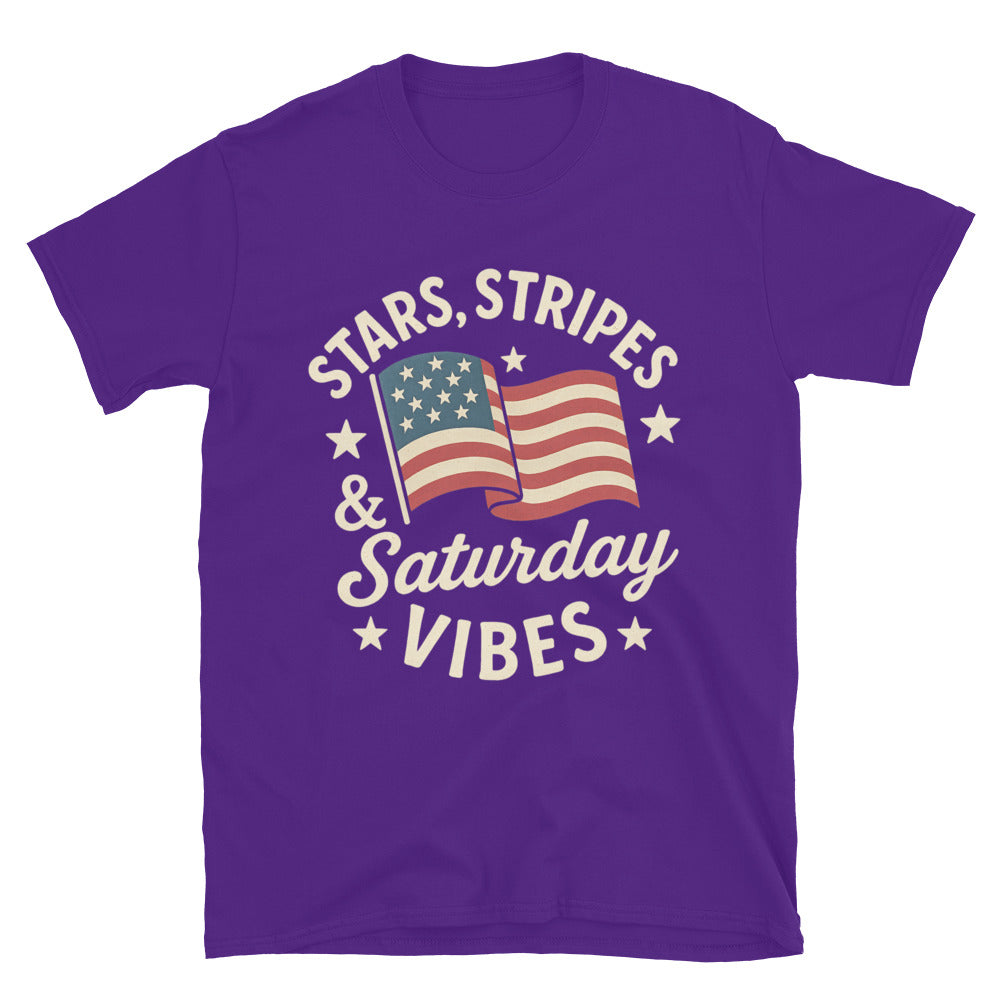 Stars, Stripes & Saturday Vibes T-Shirt