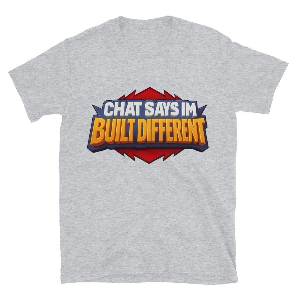 Chat Says I’m Built Different T-Shirt