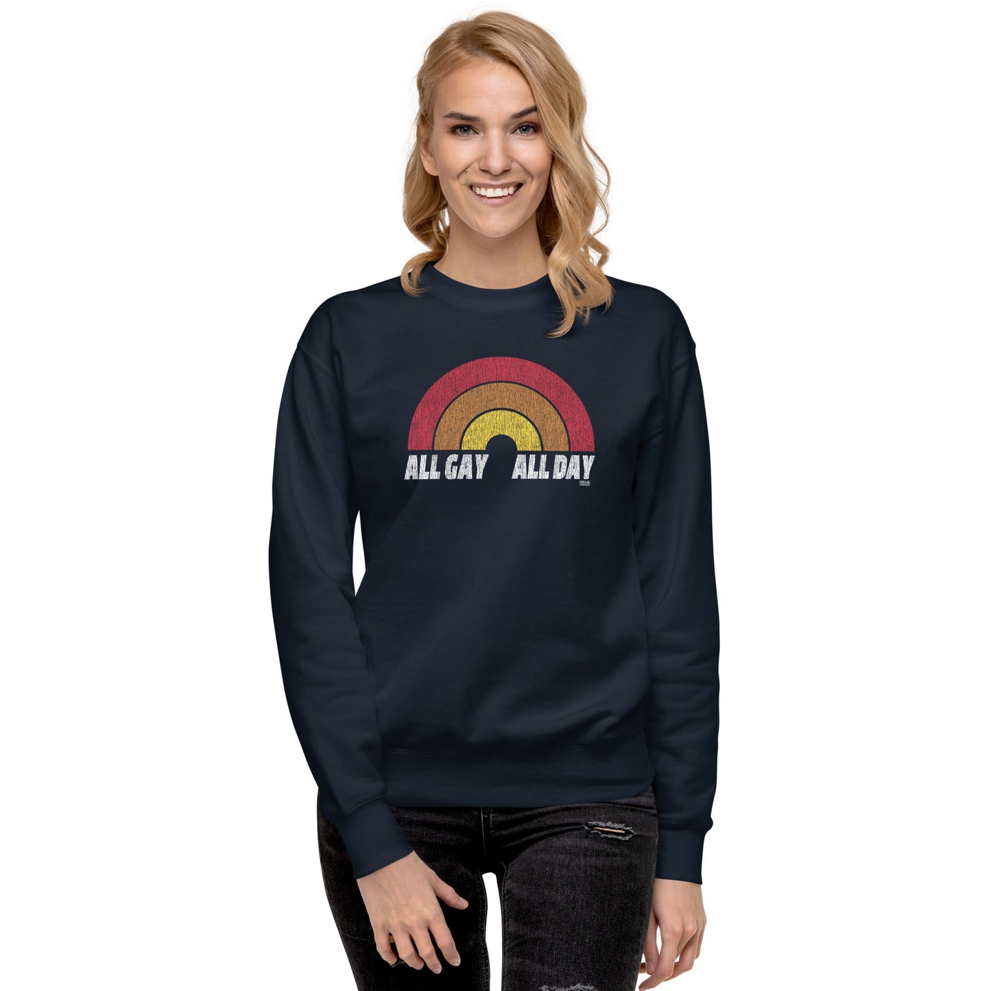 All Gay All Day Classic Fleece Sweatshirt