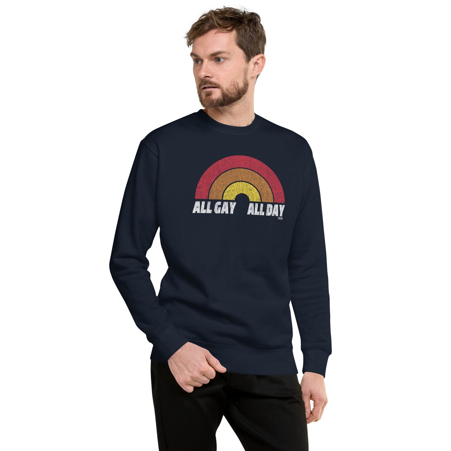 All Gay All Day Classic Fleece Sweatshirt