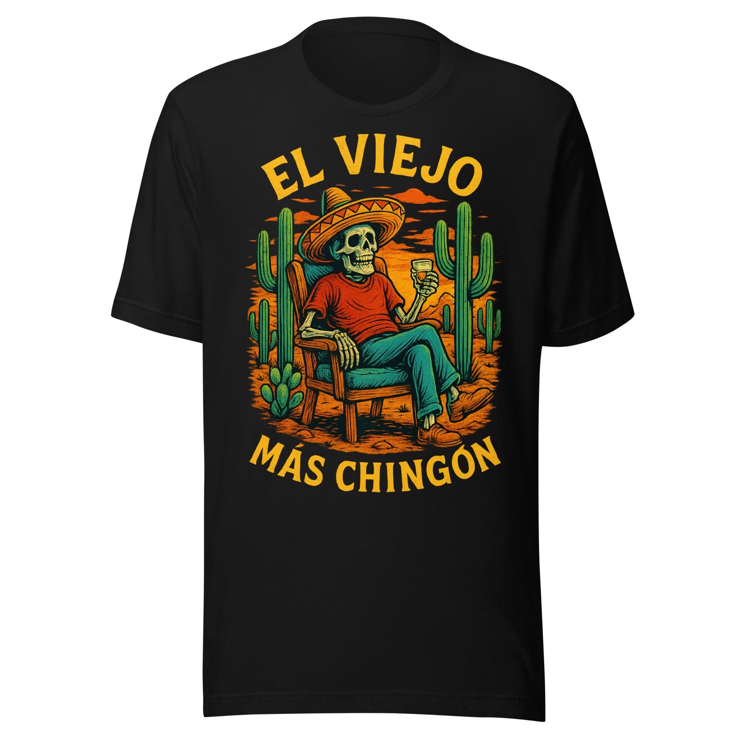 El Viejo Más Chingón T-Shirt - Funny Mexican Dad Graphic Tee