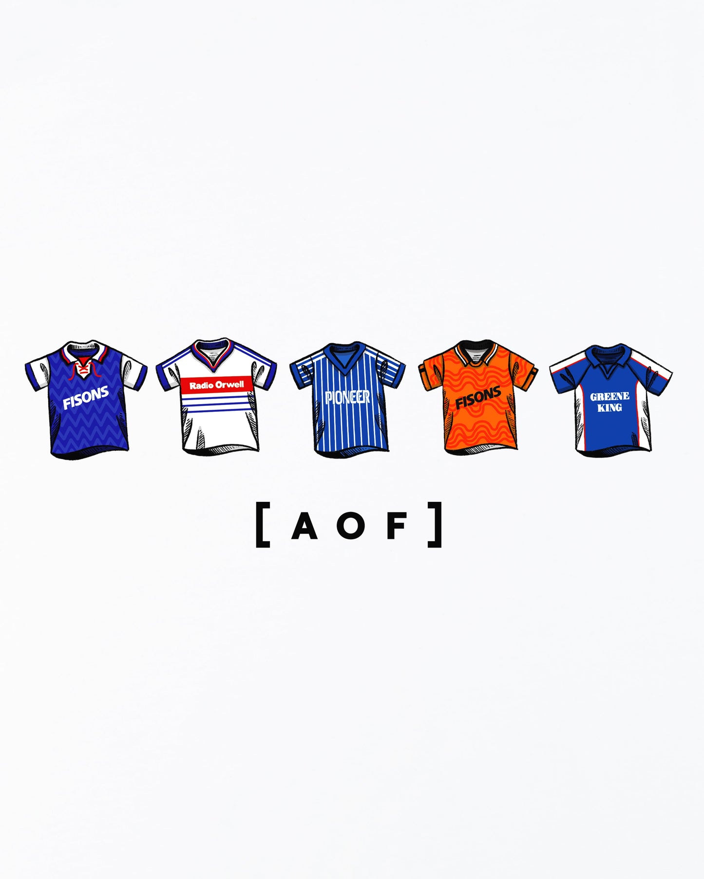 ITFC Printed Classics White Tee