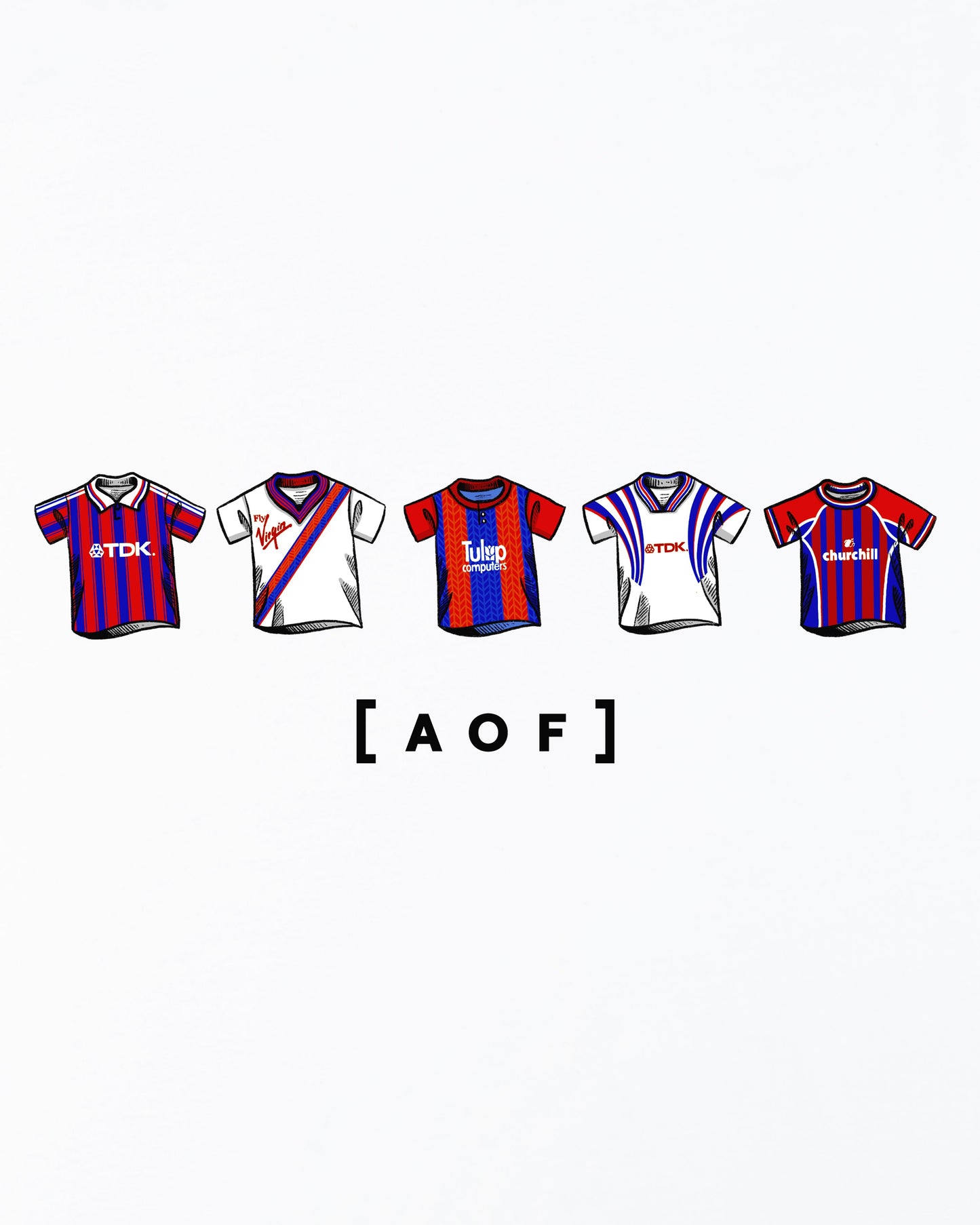 CPFC Printed Classics White Tee