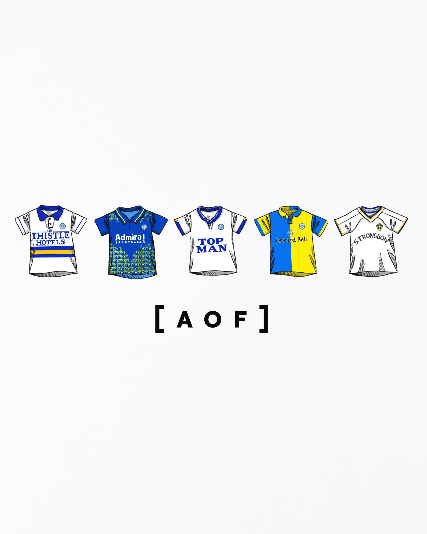 Leeds Printed Classics White Tee
